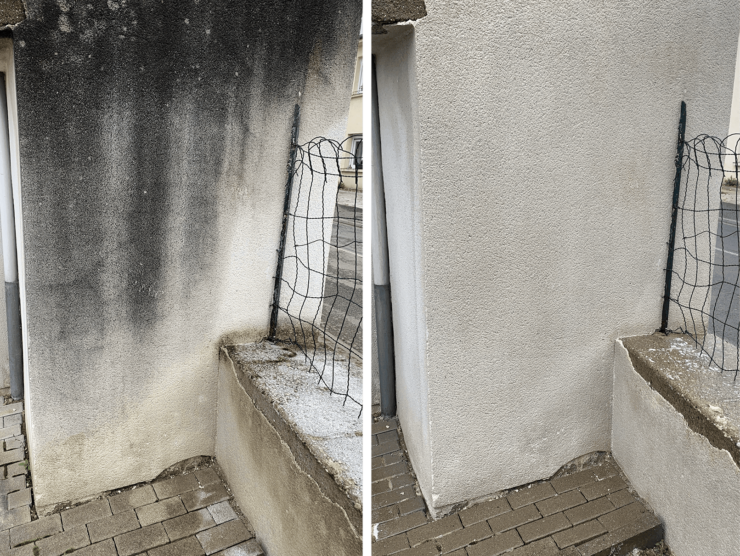 Nettoyage mur et façade