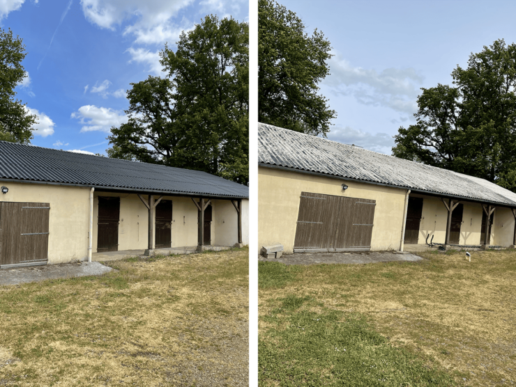 Résine colorée toiture - MG Rénovation - Arlon